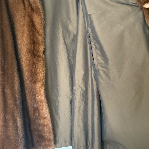 100% Authentic Mink Elegant Brown Fur Coat - Picture 8 of 10